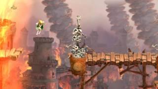 Rayman Legends. Рок замок.