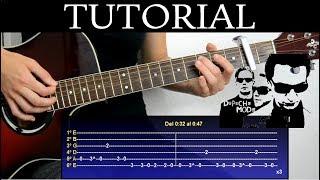 Personal Jesus de Depeche mode (Tutorial de Guitarra) / How to play