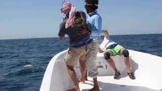 Fisherman rod breaks while catching a monster