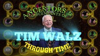 Ancestors & Descendants of Governor Tim Walz Through Time (Animated Family Tree Film)