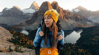 Solo Backpacking in Mount Assiniboine Provincial Park // camping at Og Lake & Lake Magog Campground