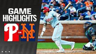 Phillies vs. Mets Game Highlights (9/21/24) | MLB Highlights