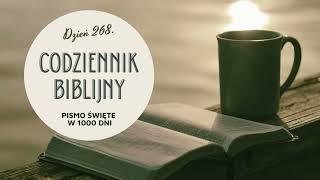 Codziennik Biblijny - dzień 268. Pismo Święte w 1000 dni