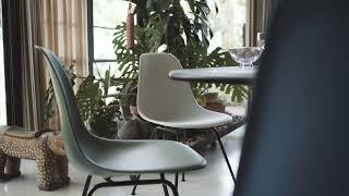 Eames Plastic Chairs RE by Charles & Ray Eames, produced by Vitra