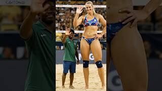 World's tallest female volleyball player in #tallwoman #tallgirlfriend #volleyball #usa