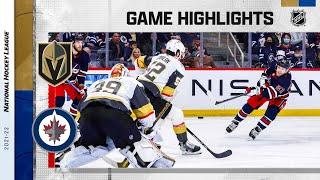 Golden Knights @ Jets 3/15 | NHL Highlights 2022