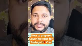 Covering letter for Portugal  Tourist Visa from India 
