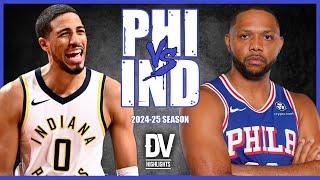 Philadelphia 76ers vs Indiana Pacers Full Game Highlights | Oct 27, 2024 | Regular Season