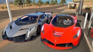 Forza Horizon 3 Online - Lamborghini Veneno & Ferrari LaFerrari