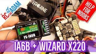 How to connect FlySky iA6B to Eachine Wizard X220 Quadcopter (SPracingF3, PPM)