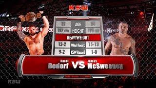 KSW Free Fight: Karol Bedorf vs. James McSweeney