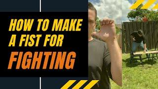 HOW TO make a FIST for fighting | Easy Tutorial | Break a Board with Fist