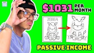 $1031 PER MONTH Passive Income Easy KDP Niche For Beginners | Tutorial