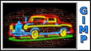 Gimp: How To Make a Neon Effect