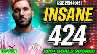 I Scored 220+ Goals With This INSANE FM24 424 Tactic! | Best FM24 Tactics