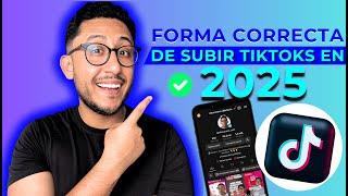 Cómo subir un VIDEO a TIKTOK - Correctamente 2025 