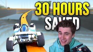 Ludwig Reacts to The Quest for the Biggest Trackmania Shortcut