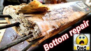 deadly damage bat repair - bottom repair || bat repair adda || bat repair || cricket kit 93 video