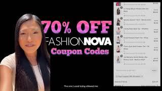 Get 70% Off With This Exclusive Fashion Nova Promo Code! New Deals - Shop Now & Save Big!