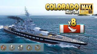 Battleship Colorado: The enemy is about to win - World of Warships