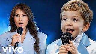 Elon Musk's Son X & Melania Trump Live Duet - Heaven's Echo / AI cover