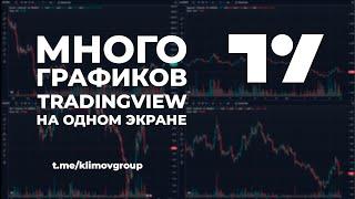 Много графиков Tradingview на одном экране / Many Tradingview charts on one screen. Code