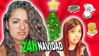 24 HORAS COMIENDO COMIDA DE NAVIDAD en FAMILIA! * Arivi TV