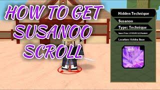 HOW TO GET SUSANOO SCROLL! | NRPG Beyond | ROBLOX