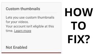 How to enable Custom Thumbnails on YouTube 2020