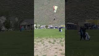 New pilot aces landing #paragliding #flightschool