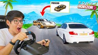 КӨРГЕН КӨЛІКТЕРДІ САТЫП АЛАМЫН!!! МАҒАН АЛТЫН КӨЛІК ТҮСТІ!!! FORZA HORIZON 5 + РУЛЬ