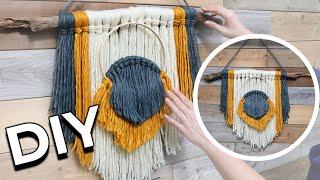 DIY Macrame Wall Hanging | Simple Woven Boho Decor