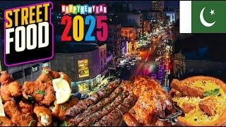 HAPPY NEW YEAR 2025 KARACHI PAKISTAN CRAZY 2025 STREET FOOD