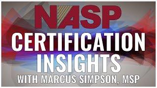 NASP Certification Insights with Marcus Simpson