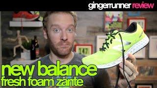 NEW BALANCE FRESH FOAM ZANTE REVIEW | The Ginger Runner