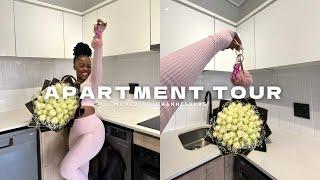 APARTMENT TOUR: moving in to my new apartment + where did I move to? JHB/CPT? staying alone?