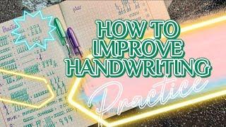 How to improve handwriting . Relaxing handwriting practice