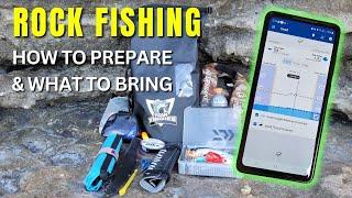 Rock Fishing Tips - How to prepare & what to bring