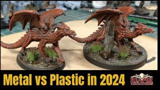 Reaper Miniatures, Metal Vs Plastic in 2024, Young Fire Dragon