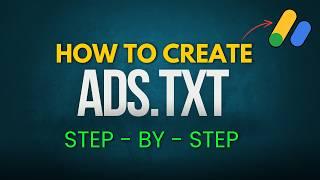 How to Add Ads.txt File For Adsense - Ads.txt Status Not found / Unauthorized