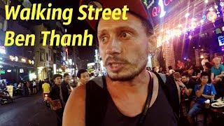 Хошимин. Рынок Бен Тхань. Walking Street\Ben Thanh Market