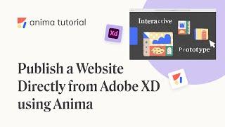 Publish a website directly from Adobe XD using Anima