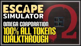 Escape Simulator Omega Corporation 100% Walkthrough - All Tokens