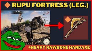 Last Oasis | How to clear the Legendary Rupu Fortress | Easy Trick for Heavy Rawbone Hand Axe