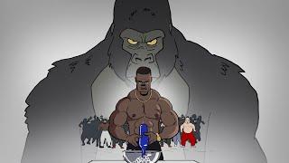 1 Gorilla Vs Ashton Hall Vs 100 Men Animation