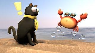 Roblox Animation - SIR MEOWS A LOT MEETS PINCHY THE CRAB!