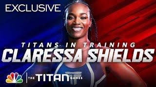 How to Throw Punch Combinations with Claressa Shields: Titan in Training - The Titan Games