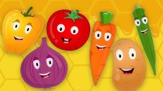 Gemüselied | Gedichte für Kinder | Kinderreime | Deutsche kinderlieder | Lehrvideos
