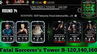 Fatal Sorcerer’s Tower Boss Battle 160 & 120,140 Fight + Reward MK Mobile