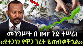 መንግስት በIMF ጉድ ተሰራ ተረክ ሚዛን Salon Terek